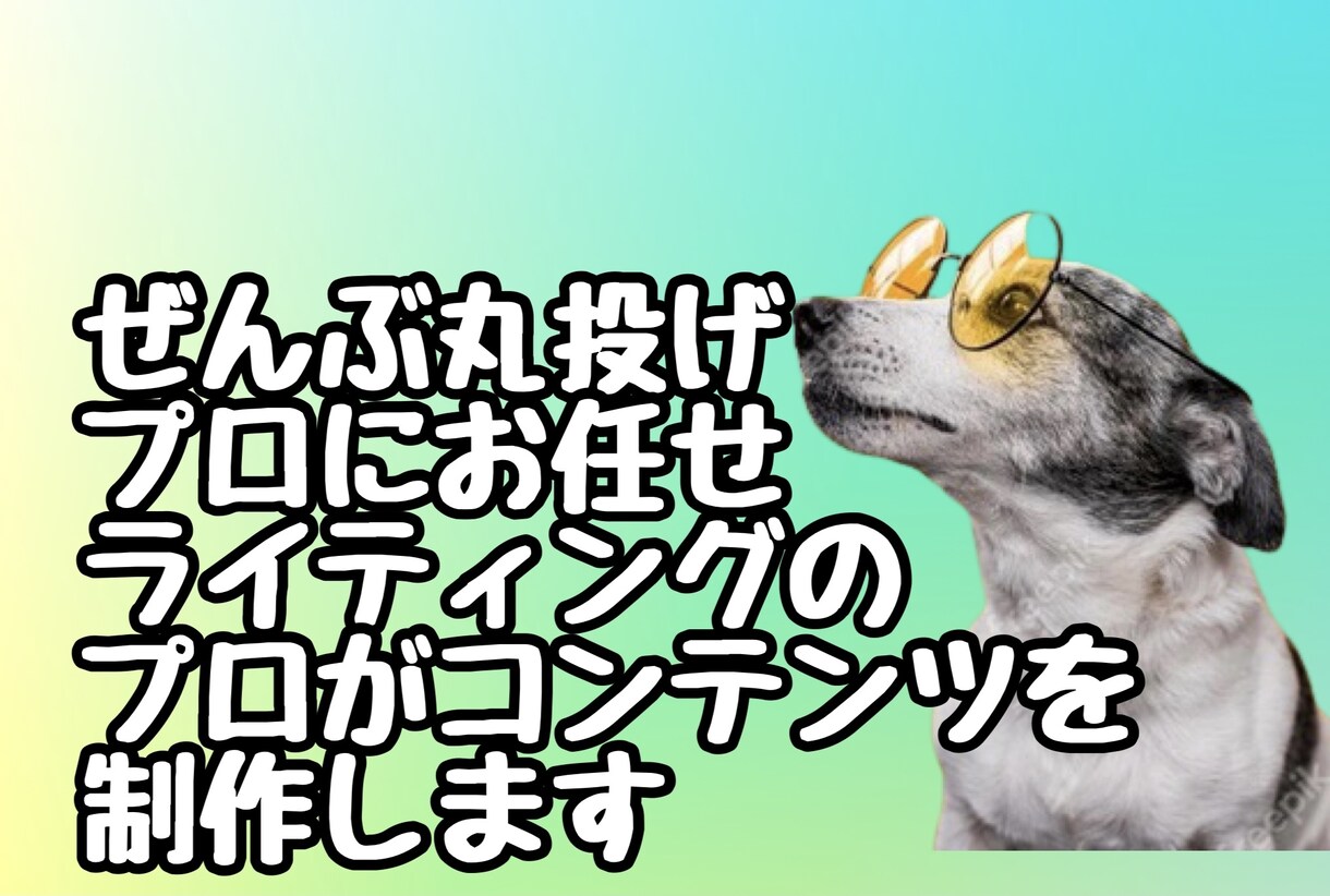 セールスライティングのプロが制作します ライティングのプロがあなたに合ったコンテンツを代行制作します イメージ2