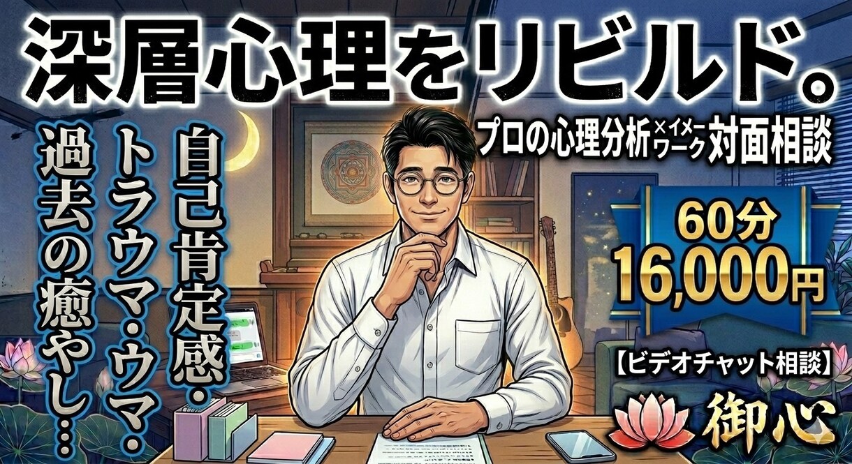 プロが潜在意識のリビルド×メンタルコーチングします 「自力」で頑張るあなたに、プロの「支え」を。 イメージ1
