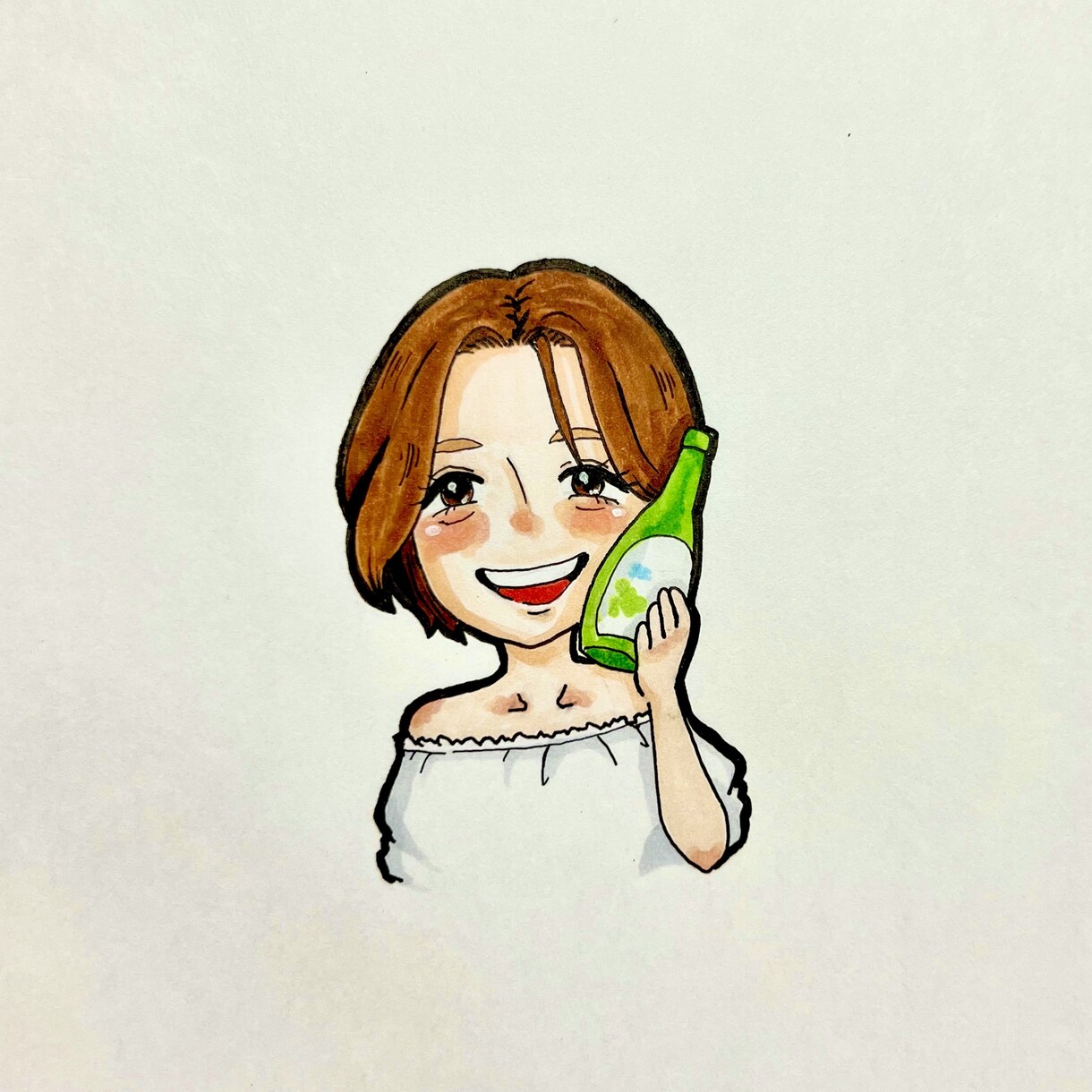 暖かいアナログイラスト描きます 手書きだからこその暖かい似顔絵を制作します！ イメージ3