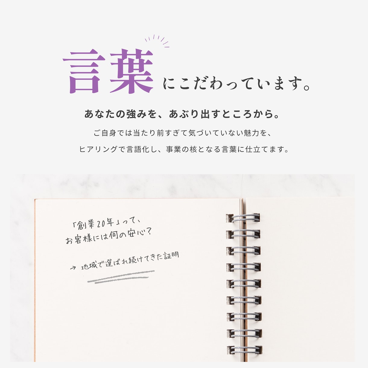 言葉から設計。検索にも強いホームページ制作します WordPressでSEO・AI検索対応、文章から仕立てます イメージ7