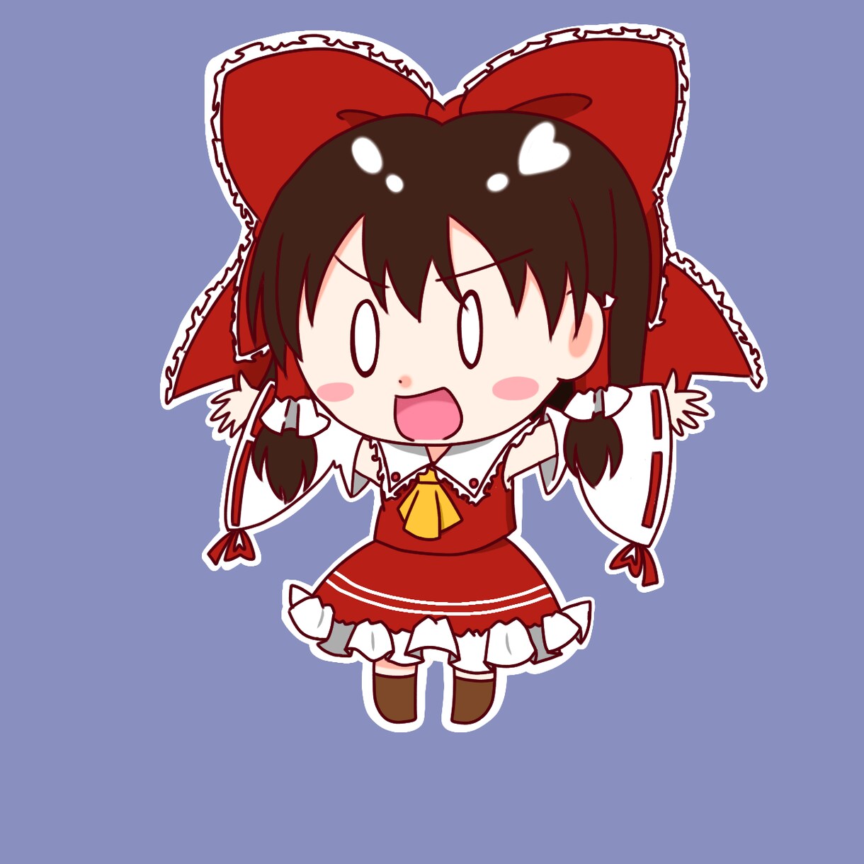 東方プロジェクトのミニキャラを描きます 動画内で小さい霊夢たちを使いたいという方たち必見です！ イメージ4