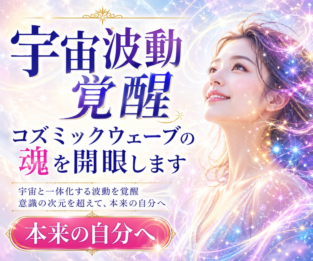 宇宙波動覚醒 コズミックウェーブの魂を開眼します 宇宙と一体化する波動を覚醒　意識の次元を超えて、本来の自分へ イメージ1