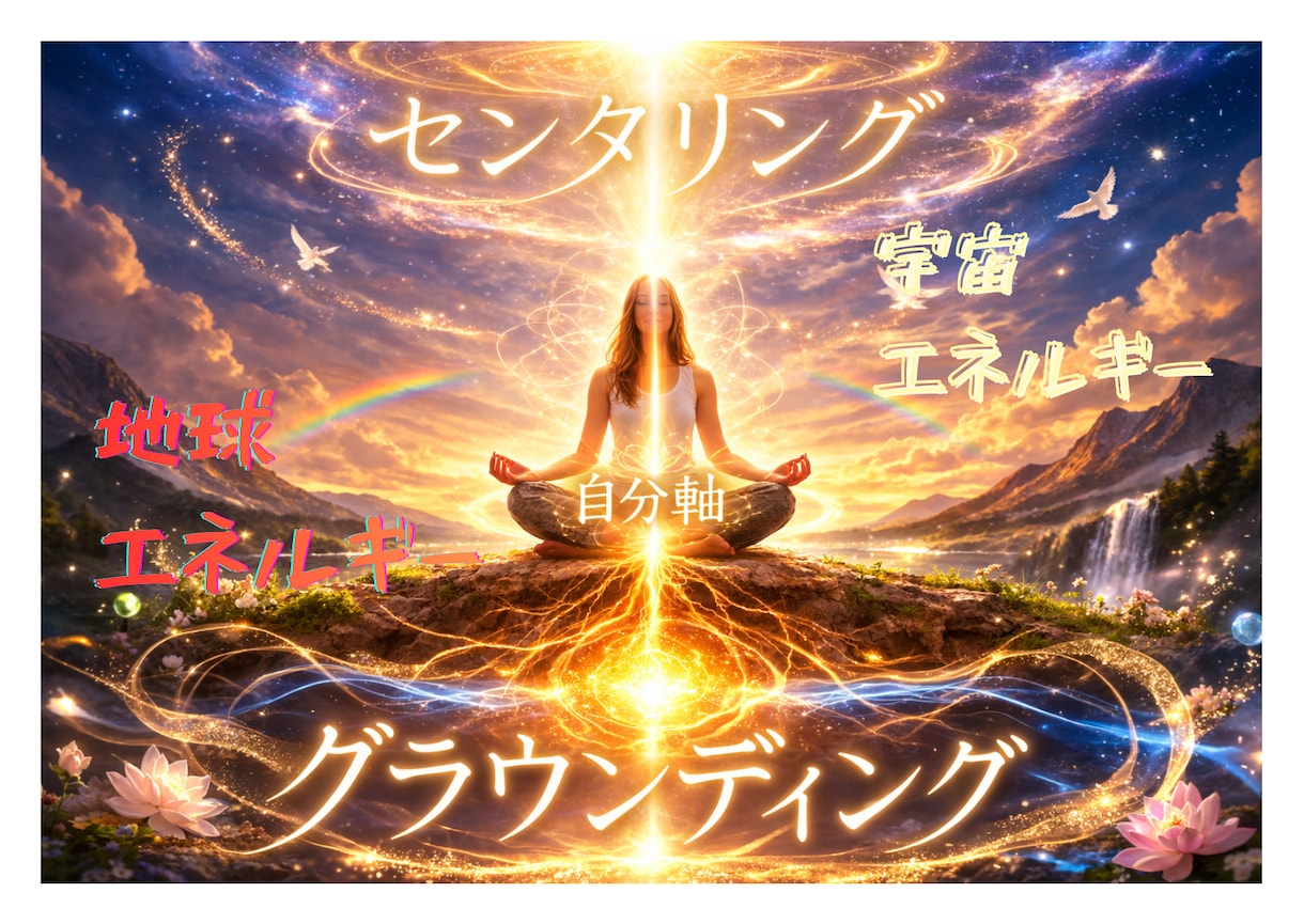 強力✨「自動グラウンディング・センタリング」します 瞑想や意図の必要なし✨センタリングとグラウンディング同時設定 イメージ1