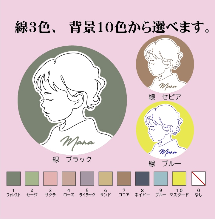 おしゃれな線画似顔絵｜SNSアイコン名刺用描きます 品よくおしゃれな やさしい線の似顔絵。SNSアイコン、名刺に イメージ3