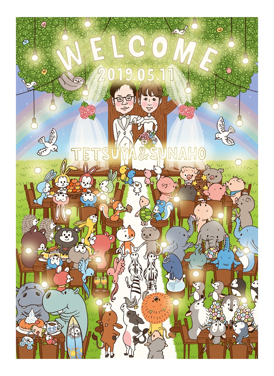 可愛いイラストや似顔絵描きます 一緒に作る完全オリジナルのイラストです イメージ6