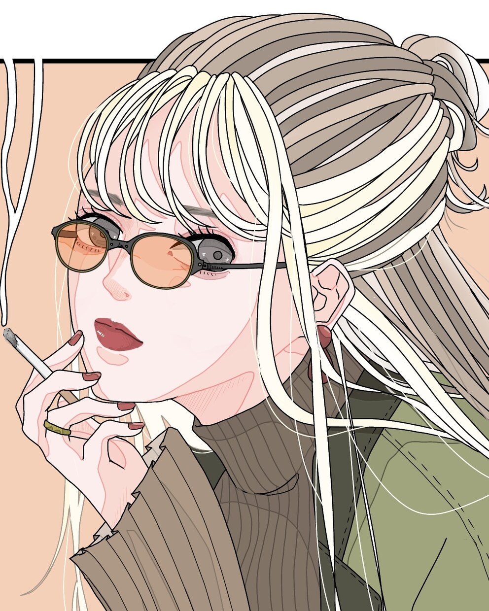 SNS用のアイコンなどにも使えるイラストを描きます おしゃれで可愛い自分だけのアイコン、イラストを探してる方へ！ イメージ1