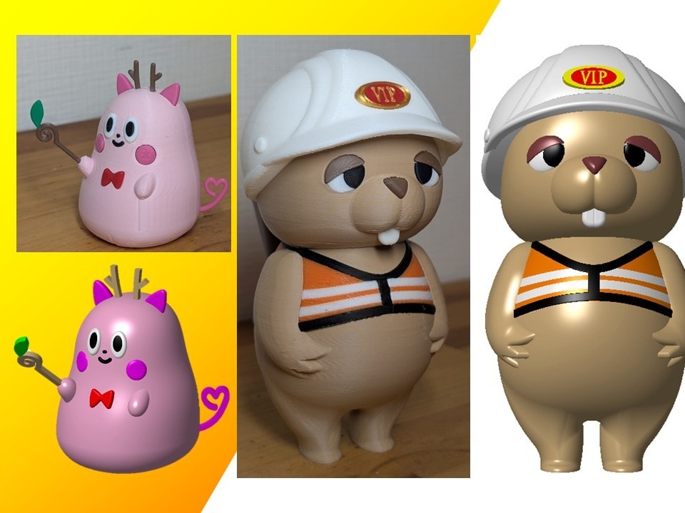 キャラクターフィギュア製作致します 画像や漫画絵からキャラクターフィギュアを製作致します！！ イメージ3