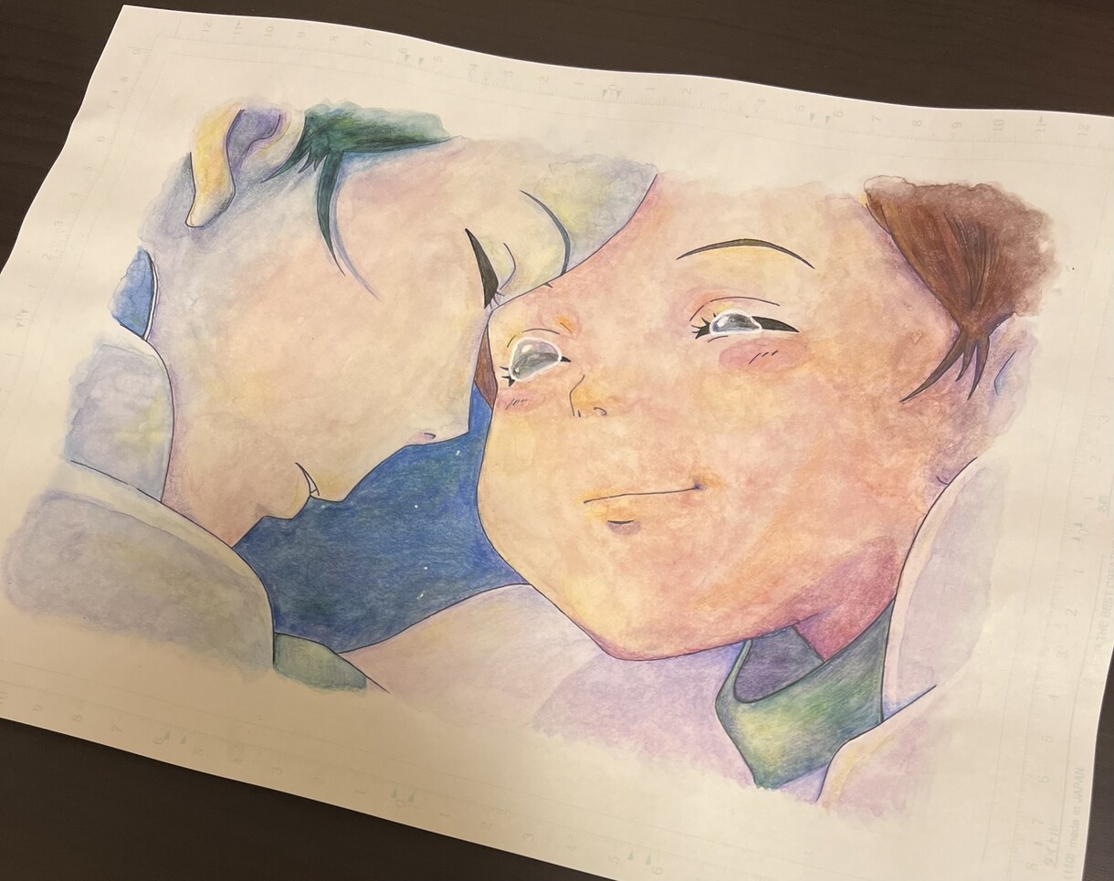 お好きなイラストに水彩画風にアレンジします 【簡単】好きなイラストとベースカラーを伝えるだけ♪ イメージ1