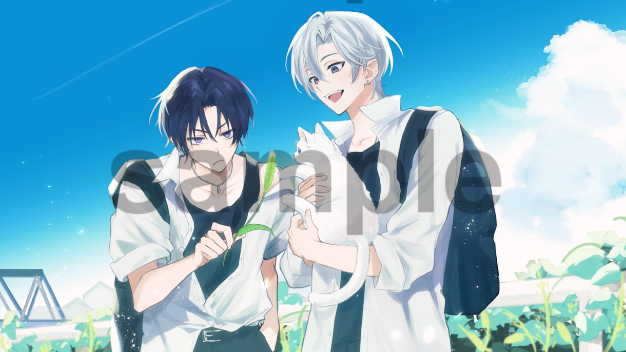 表情豊かなキャライラストの制作承ります 柔らかい色表現の一枚絵、立ち絵、SDデフォルメなど イメージ6