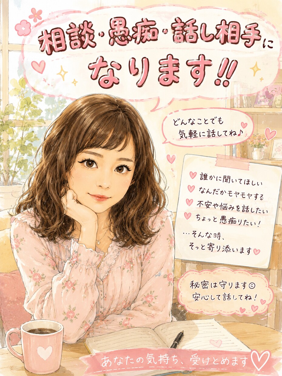 お話しお聞きします どんなお話でも気軽に話してください イメージ1
