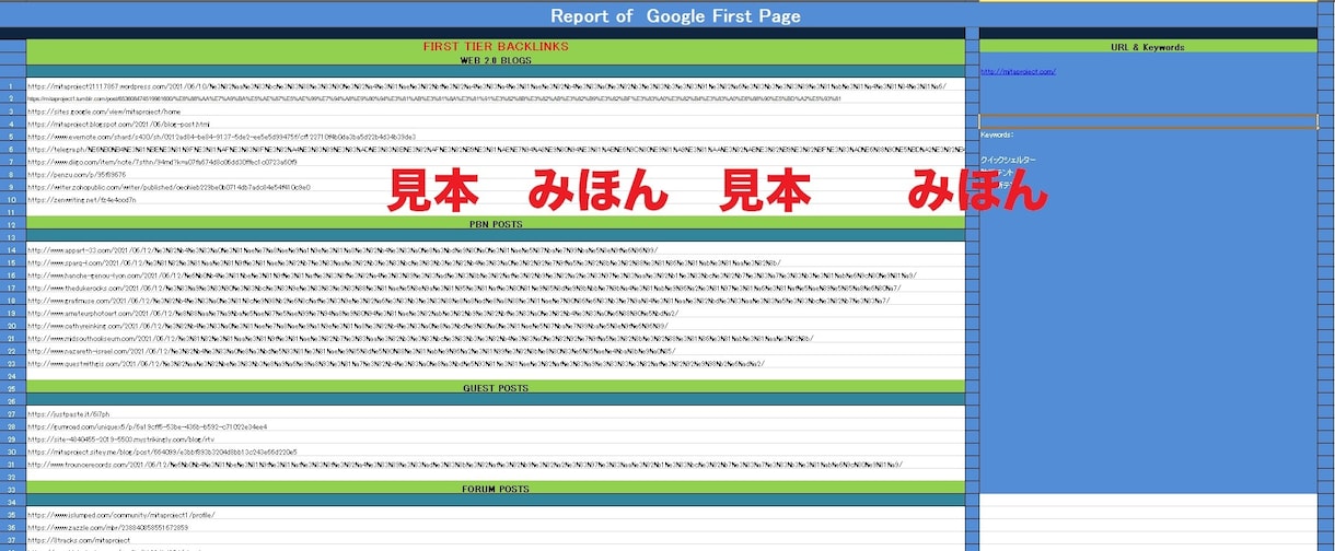 Webサイトでグーグル検索の上位表示を目指します 蜘蛛の巣型被リンクで検索1ページ目を狙うSEO対策です イメージ5