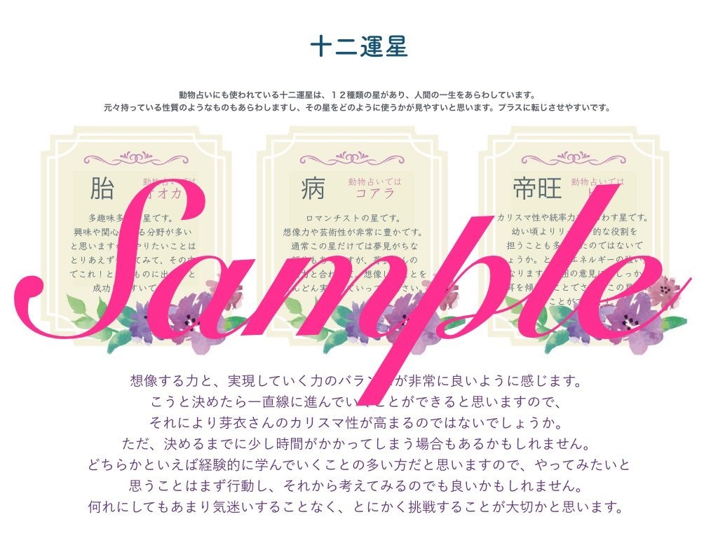 あなたのオリジナル鑑定書を作成します 生まれもった宿命を知り自ら運命をきりひらくために… イメージ5