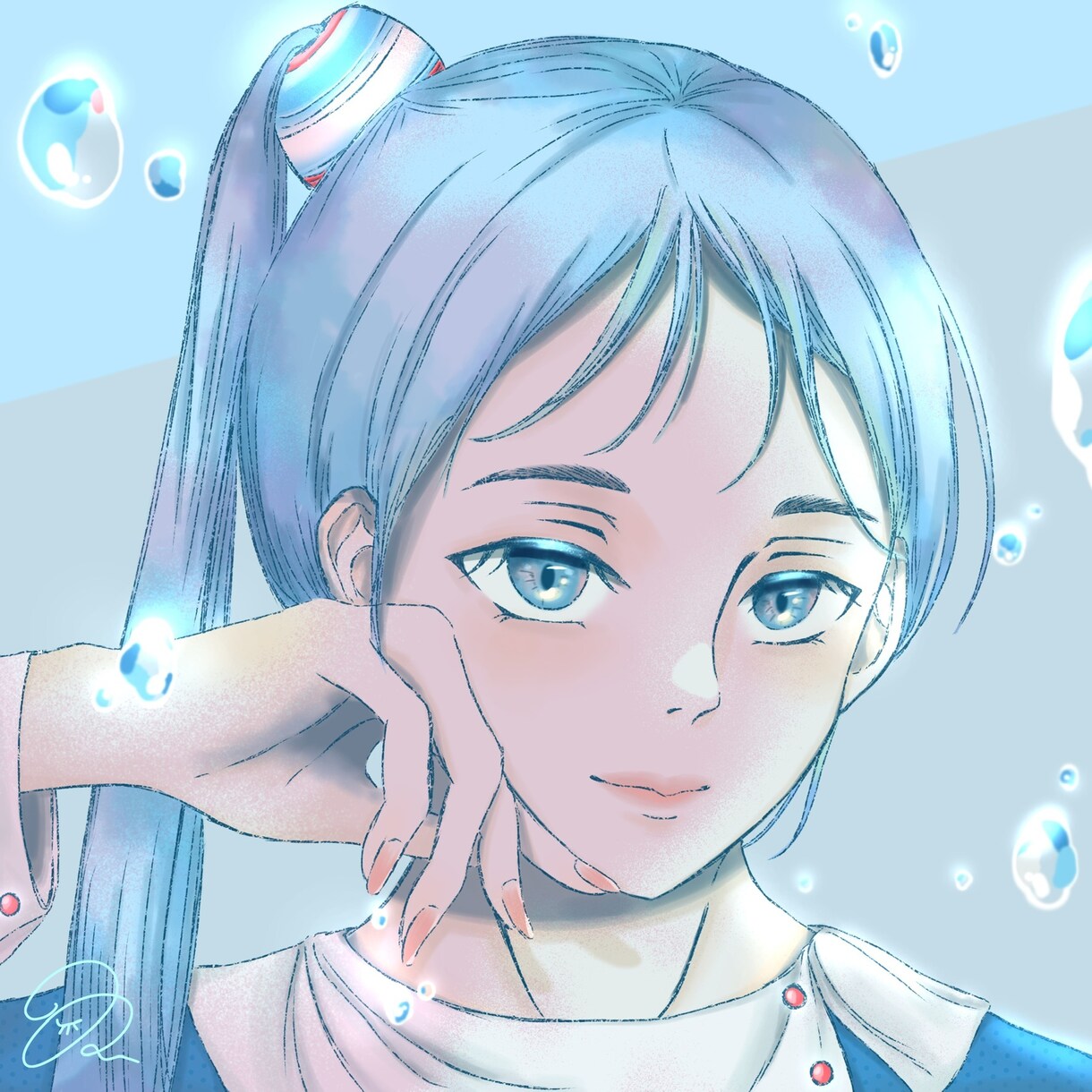 お洒落で素敵なアイコンを描きます 女の子が得意です！ちょっぴり遊び心をプラスしたイラストを提供 イメージ6