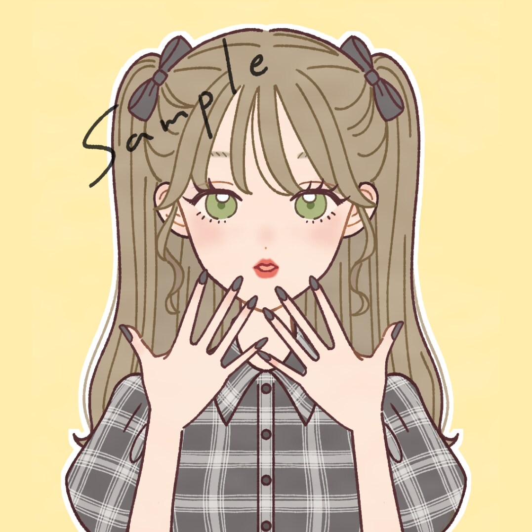 おしゃれ可愛いアイコン・イラスト描きます Ｘ・Instagram・YouTube・ブログなどに❁ イメージ2