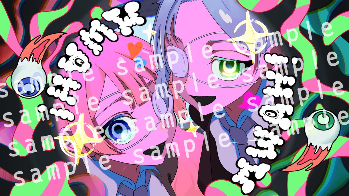 鮮やかな色彩で魅せる！イラストを制作します 色彩豊かで目を惹くイラストをご希望に合わせて丁寧に制作します イメージ4