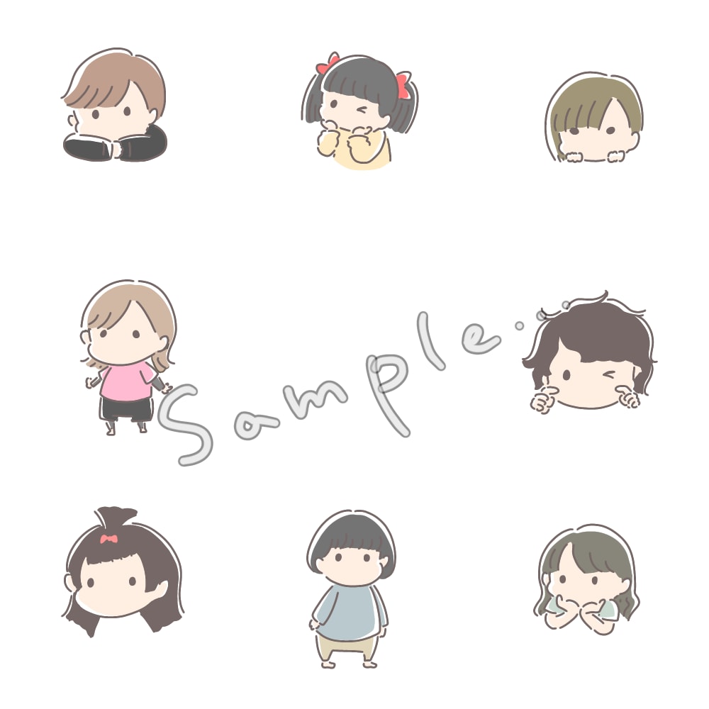 ゆるふわ似顔絵アイコン描きます 見た人を和ませるようなアイコンをご提供致します イメージ2