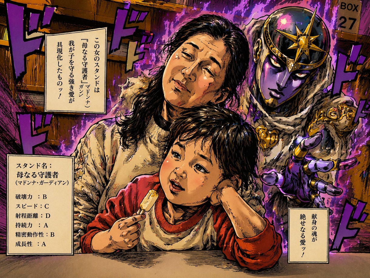 ジョジョ風の似顔絵を作成します あなたの写真をジョジョ風にアレンジ致します！ イメージ1