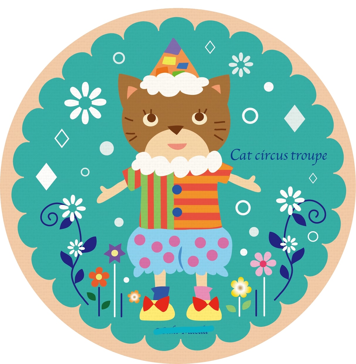 絵本風のイラスト描きます ☆動物や人などポップに可愛く描きます☆ イメージ2