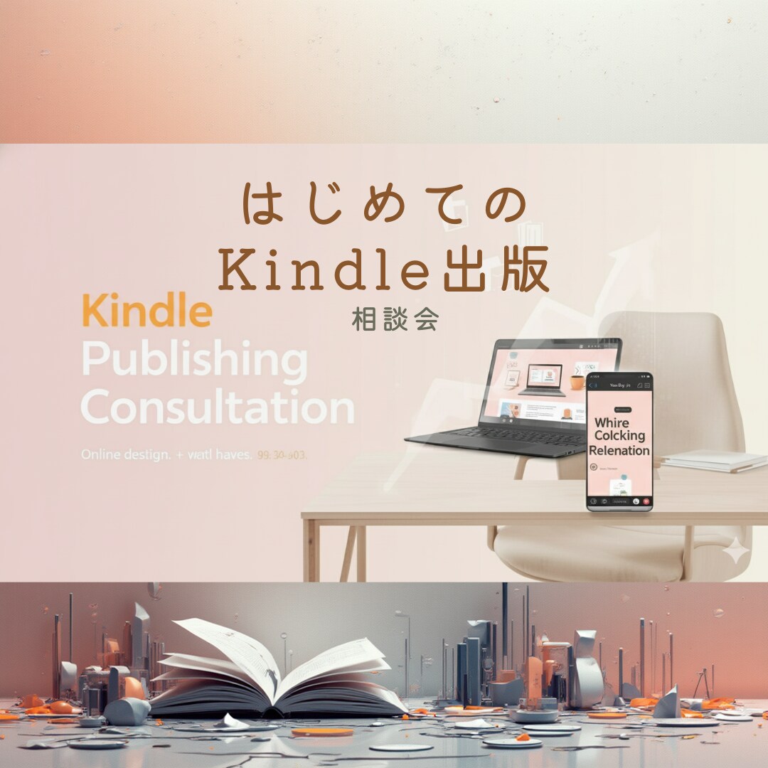 はじめてのKindle出版の不安解消します Kindle出版の不安を解消するための相談会 イメージ1