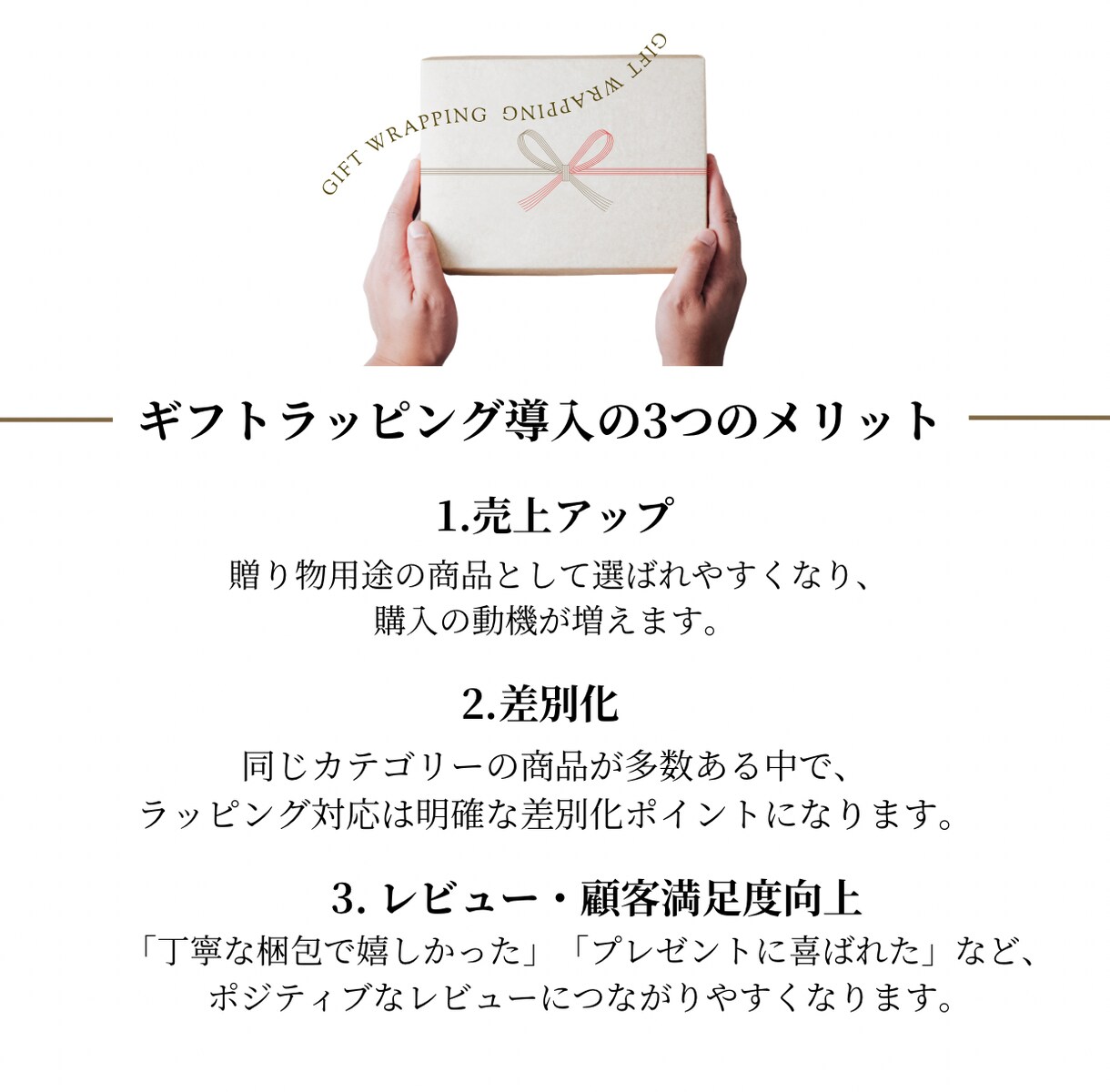 ギフトラッピングのご提案承ります Amazonセラー様向け、商材のギフトラッピングご提案 イメージ2