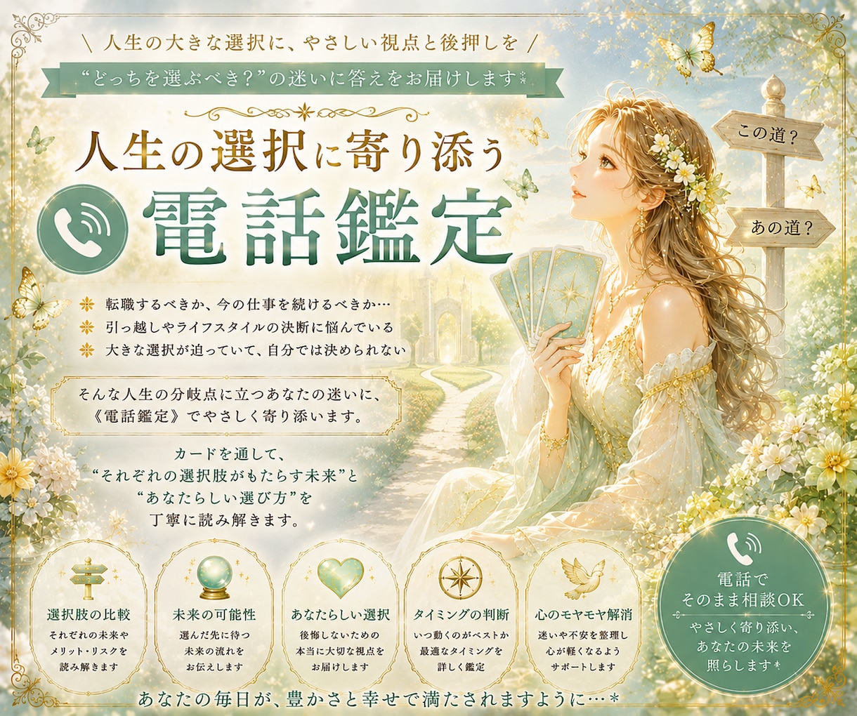 人生★二者択一のお悩みについて占います どっちを選ぶべき？”の迷いにヒントを⟡ イメージ1