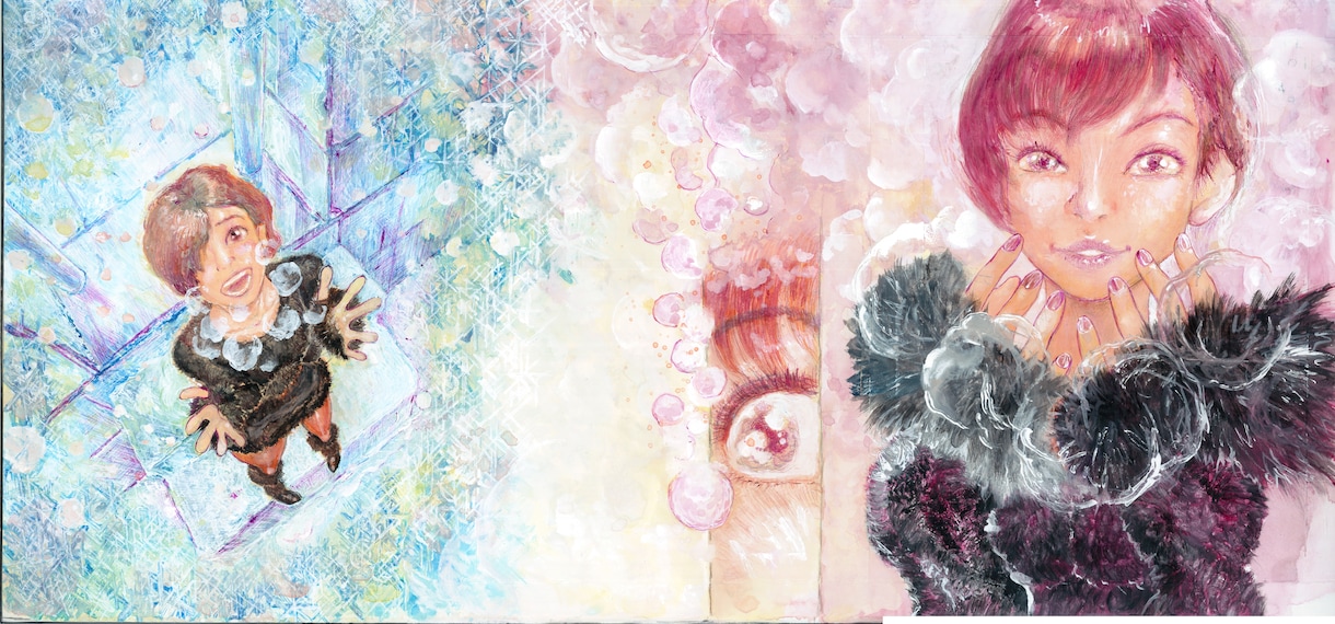 水彩で人物、似顔絵、風景…お描きします 挿絵、プロフィール、プレゼント、名刺、鑑賞用に♪ イメージ9