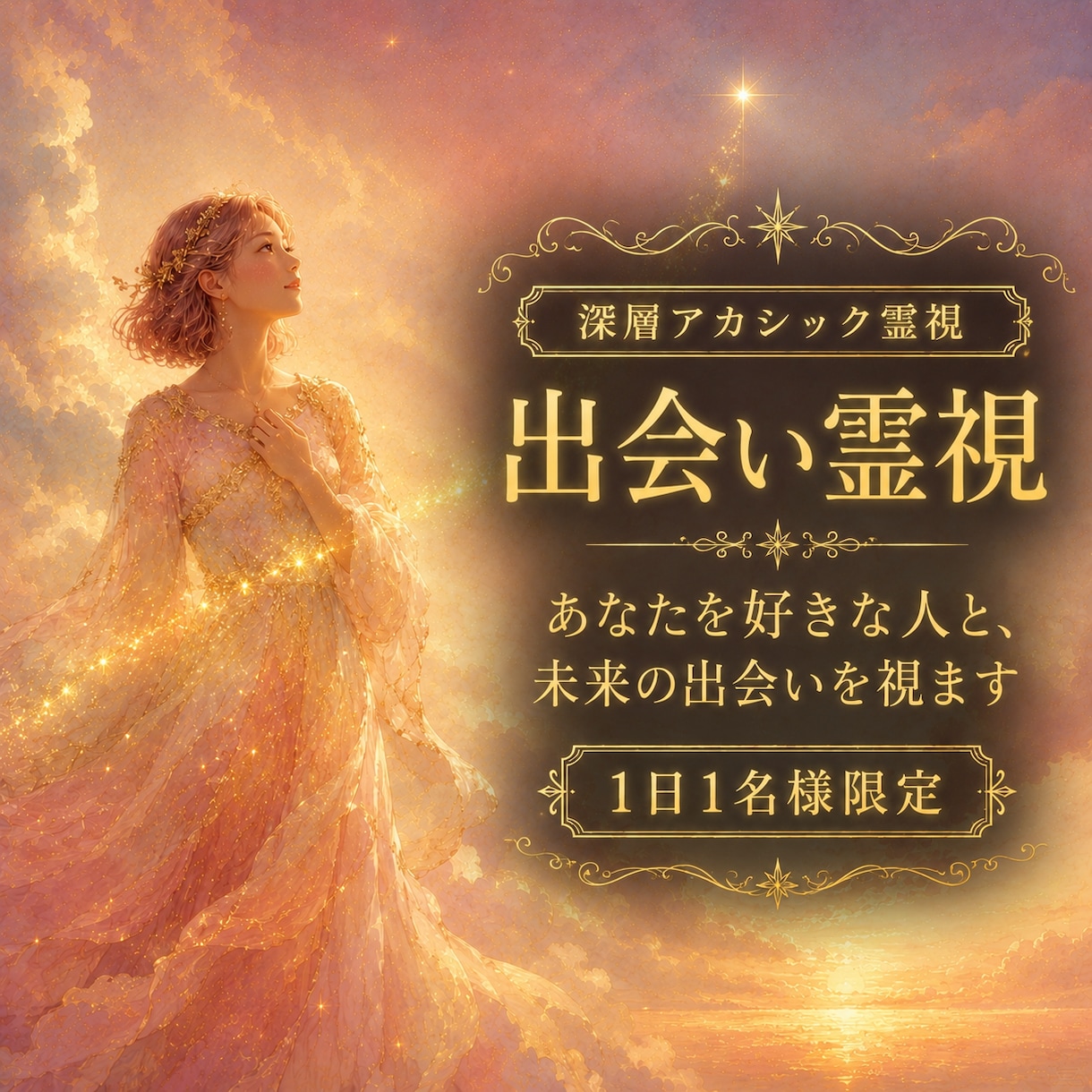 あなたを好きな人と未来の出会いを深層霊視します 婚活疲れのあなたへ。出会いを止めている原因を視ます イメージ1
