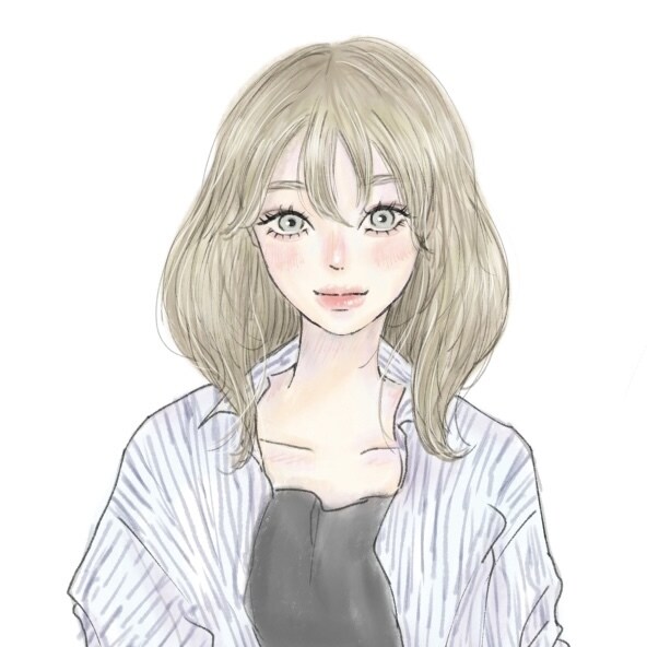 やさしい雰囲気のおしゃれ美女アイコン描きます 顔出し無しでおしゃれ可愛いSNS活動をしたい方におすすめ イメージ1