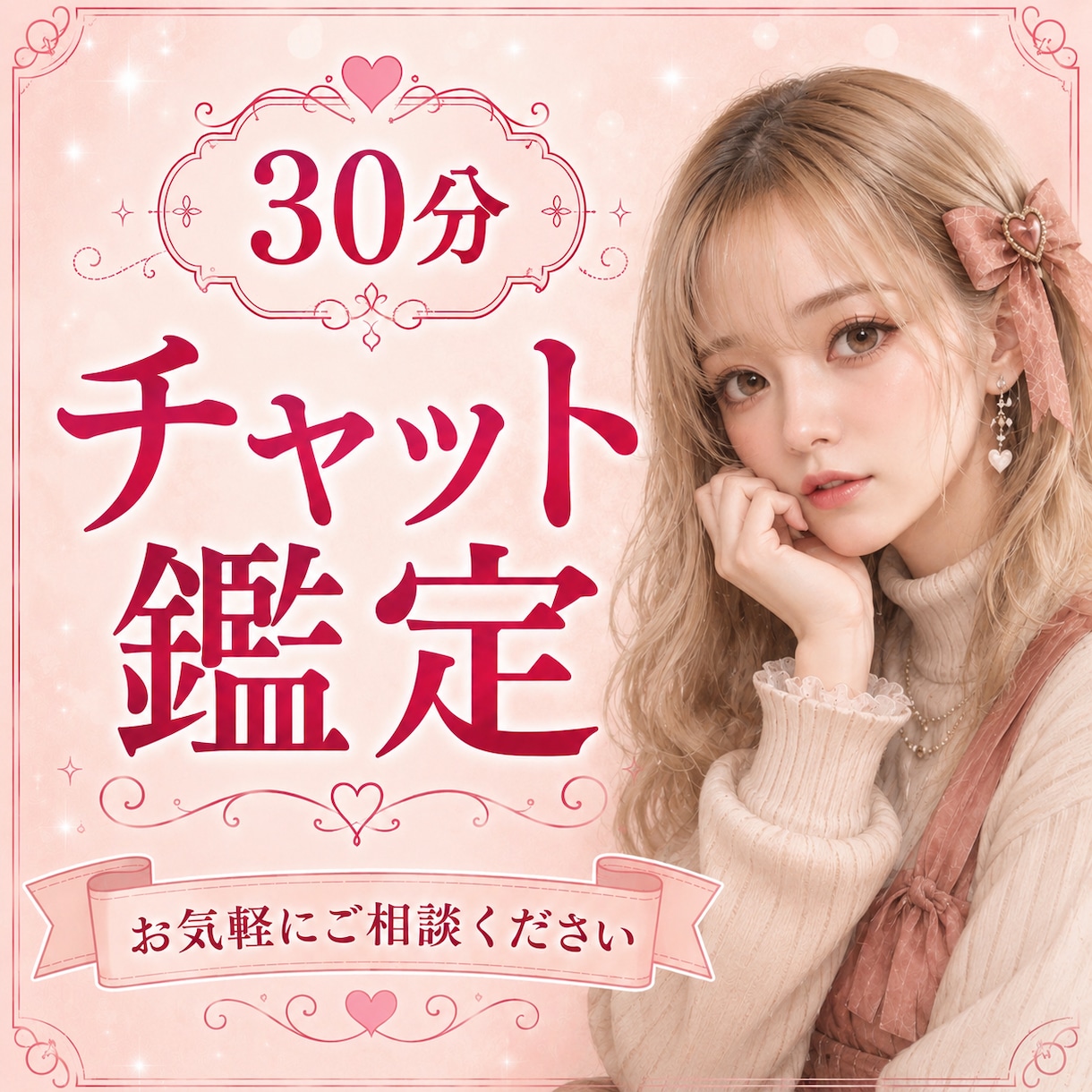 数秘術×カードで占います 30分チャット鑑定します 30分チャットで、今の恋の流れを鑑定します イメージ1