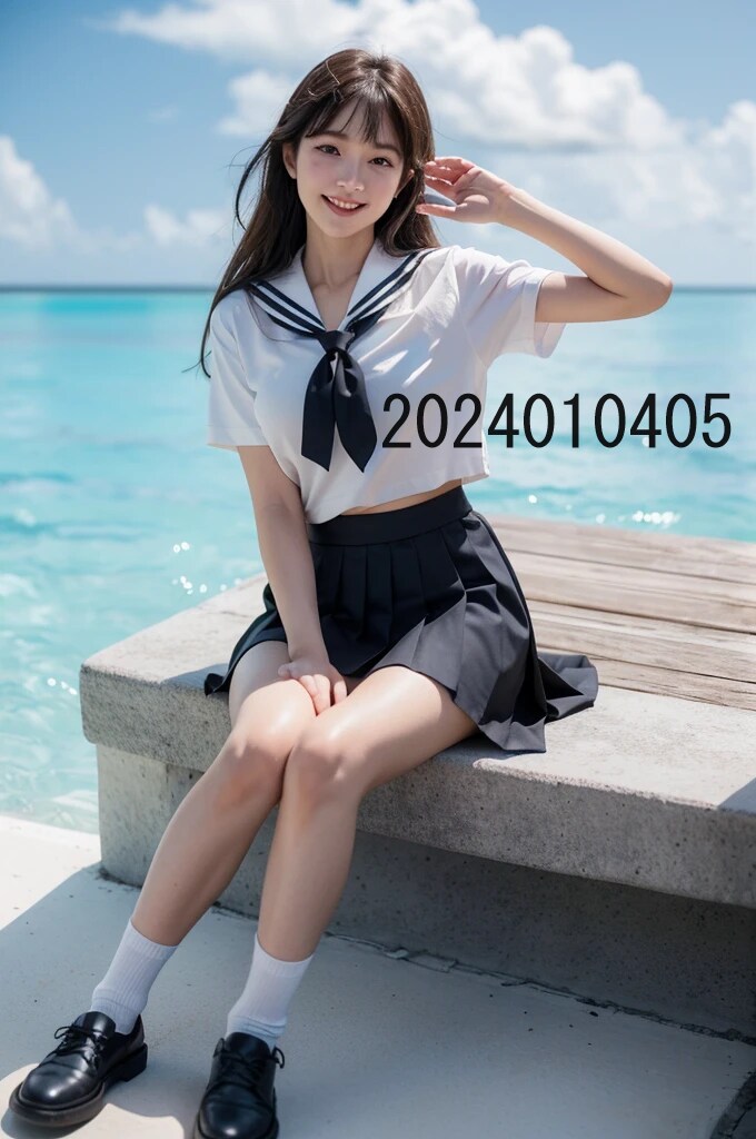 AIで作成したモルディブ＆女子高生の写真販売します 実写では撮影が難しい、モルディブ＆女子高生のAI写真販売 イメージ5
