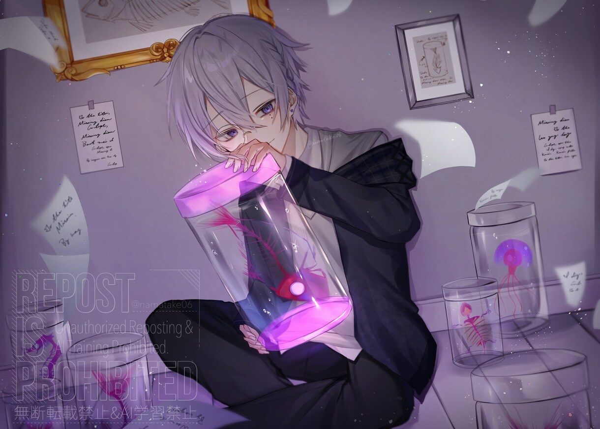 キラキラ可愛い一枚絵製作します 一枚絵が欲しい方へ貴方だけの可愛いイラスト制作します♪ イメージ5