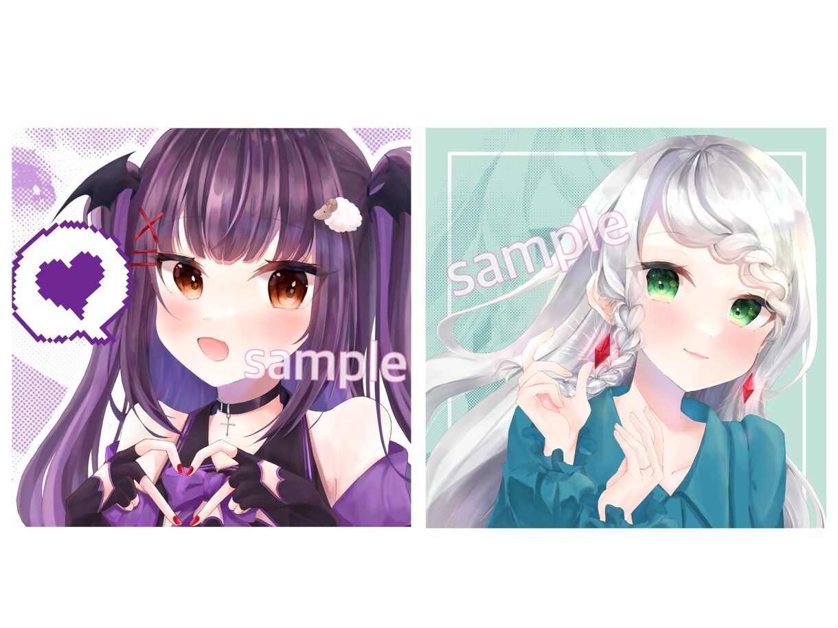 可愛いアイコンをお描きします SNSのアイコンなどにぴったりです！ イメージ1