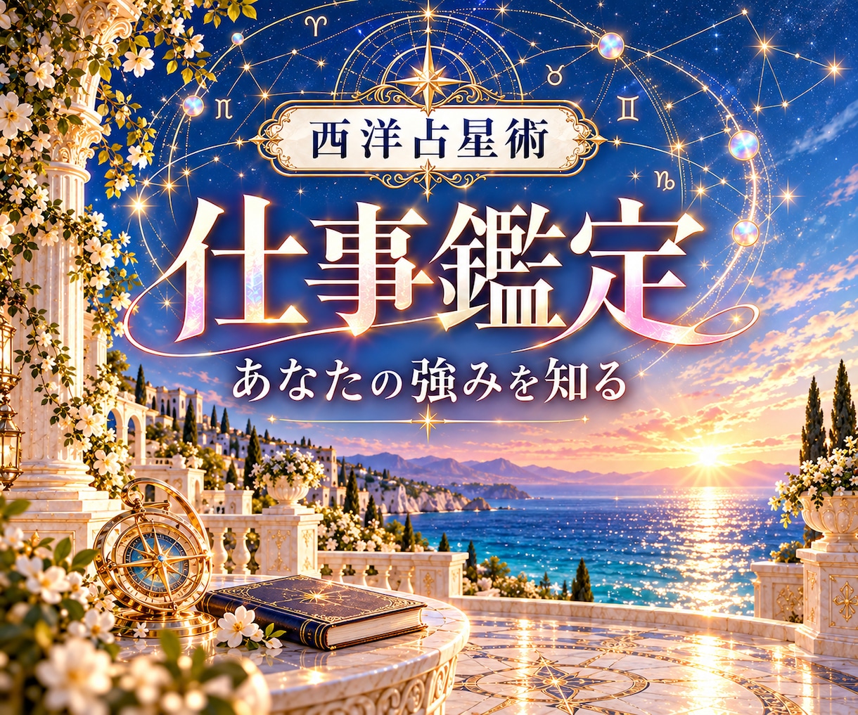 西洋占星術で仕事に生きるあなたの強みを読みます 得意なことを知り、これからの働き方に生かす イメージ1
