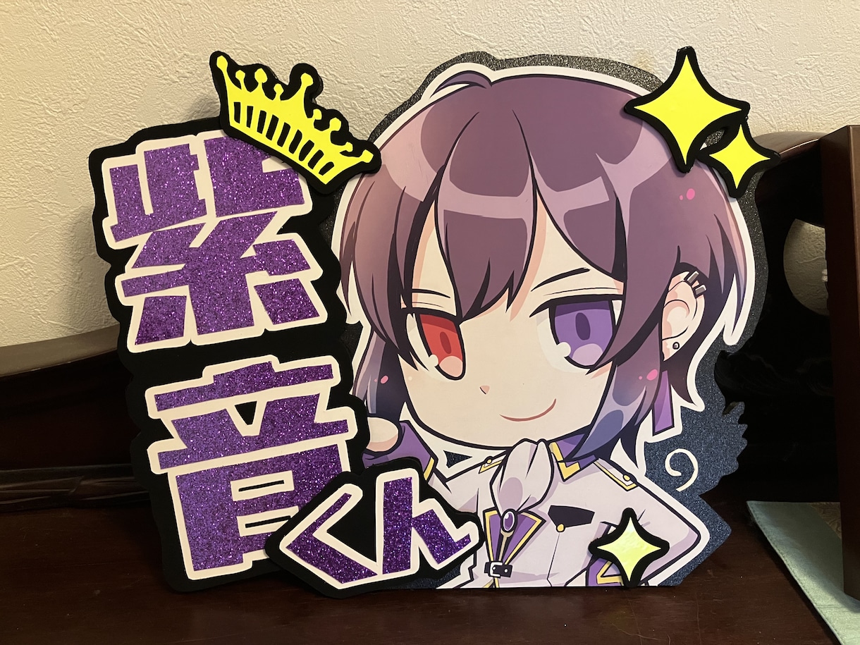 プロのデザイナーが応援うちわを制作し現物納品します 現役デザイナー兼イラストレーターが目立つ応援うちわを作ります イメージ6