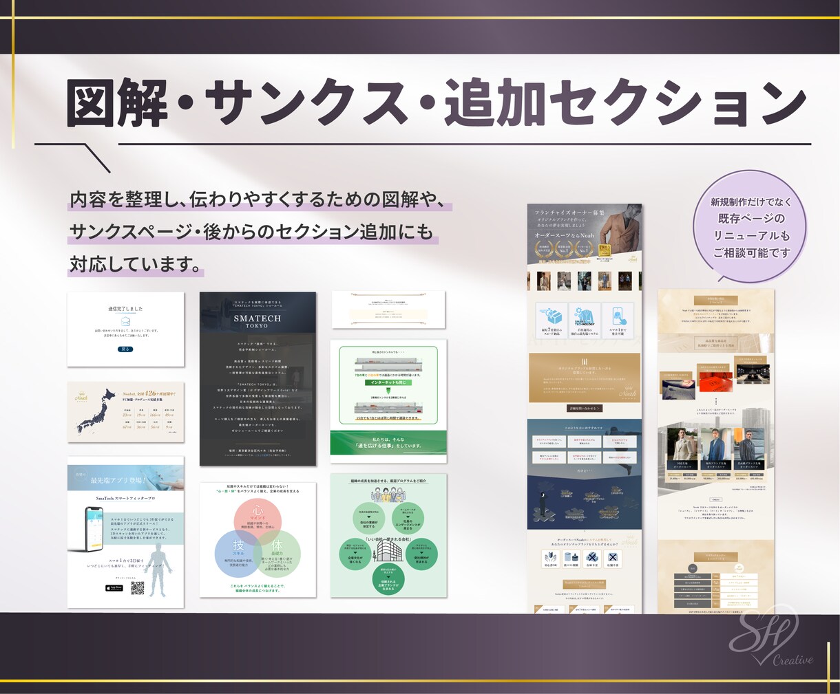伝わるー繋ぐデザイン｜HP・LPデザイン制作します 伝える×導く×つなぐ設計で、成果につながるページを イメージ8