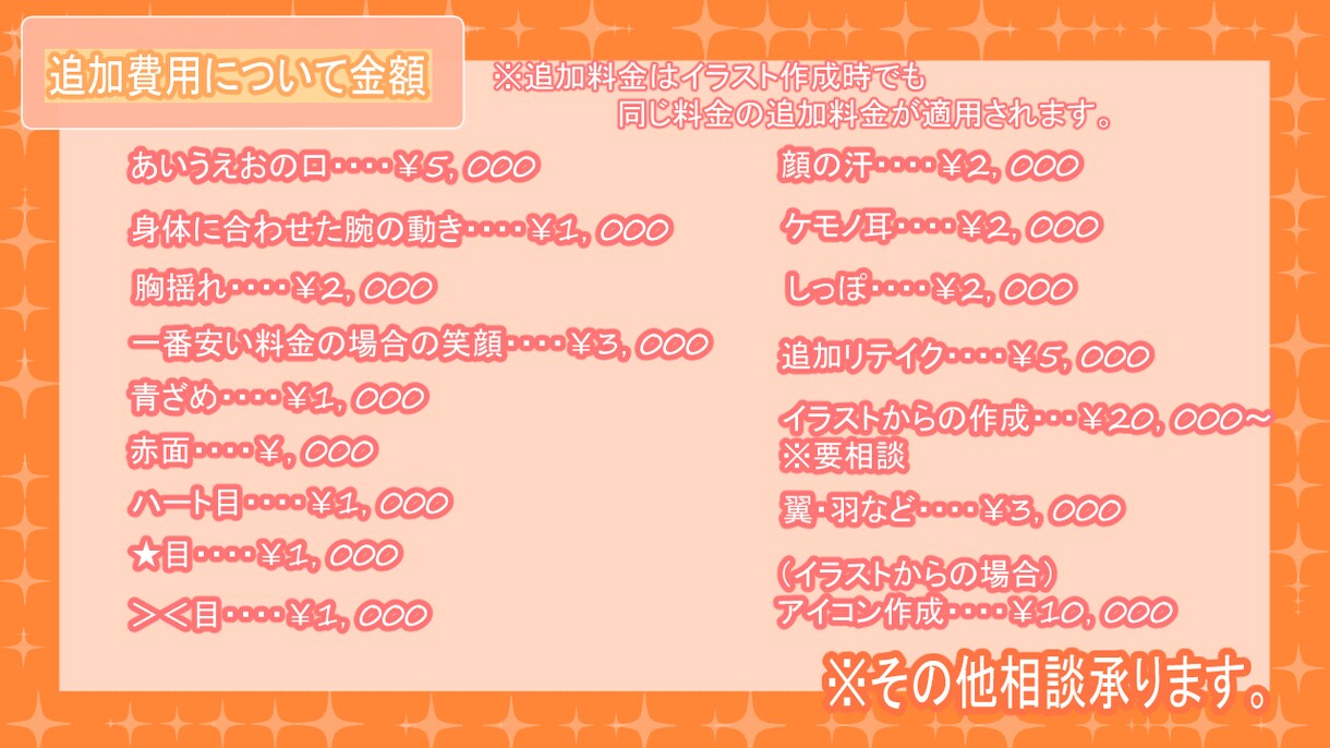 新人Vtuber応援いたします Live2Dモデリングのお仕事承ります イメージ4