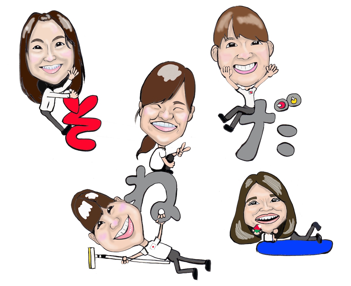 特別な似顔絵欲しくない？あなたの好きを描きます 趣味や特技や職業などなど★自分用、プレゼントにもGOODです イメージ3