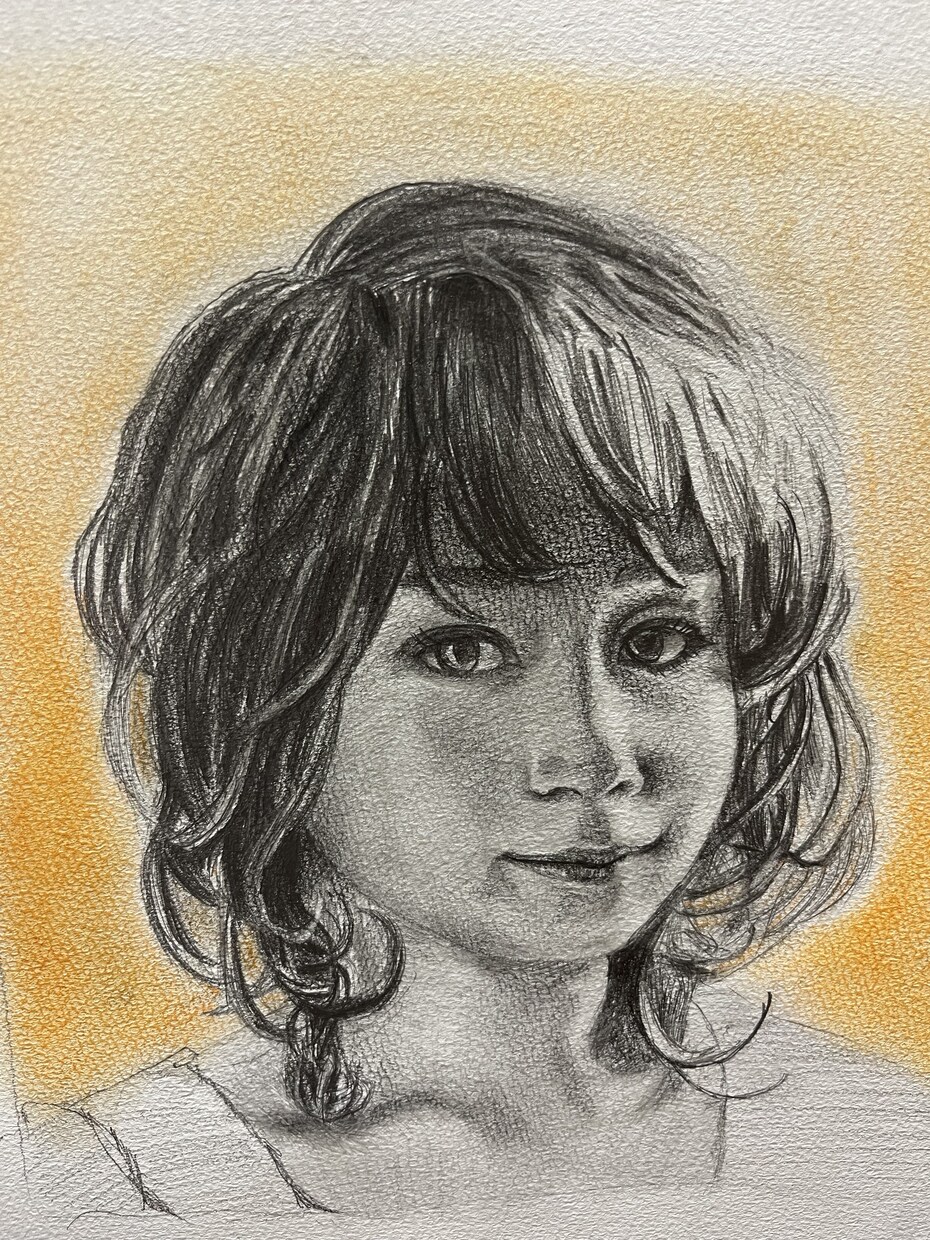 鉛筆でリアルな似顔絵描きます 人物でも、物でもリアルに描きます。要望はなるべく応えます。 イメージ1