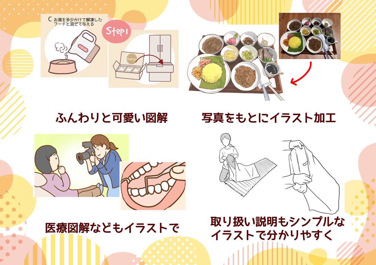 可愛い＆シンプルなイラスト・アイコン・挿絵描きます ふんわり可愛く、やさしい絵柄でご希望のカット絵が安く早く！！ イメージ4