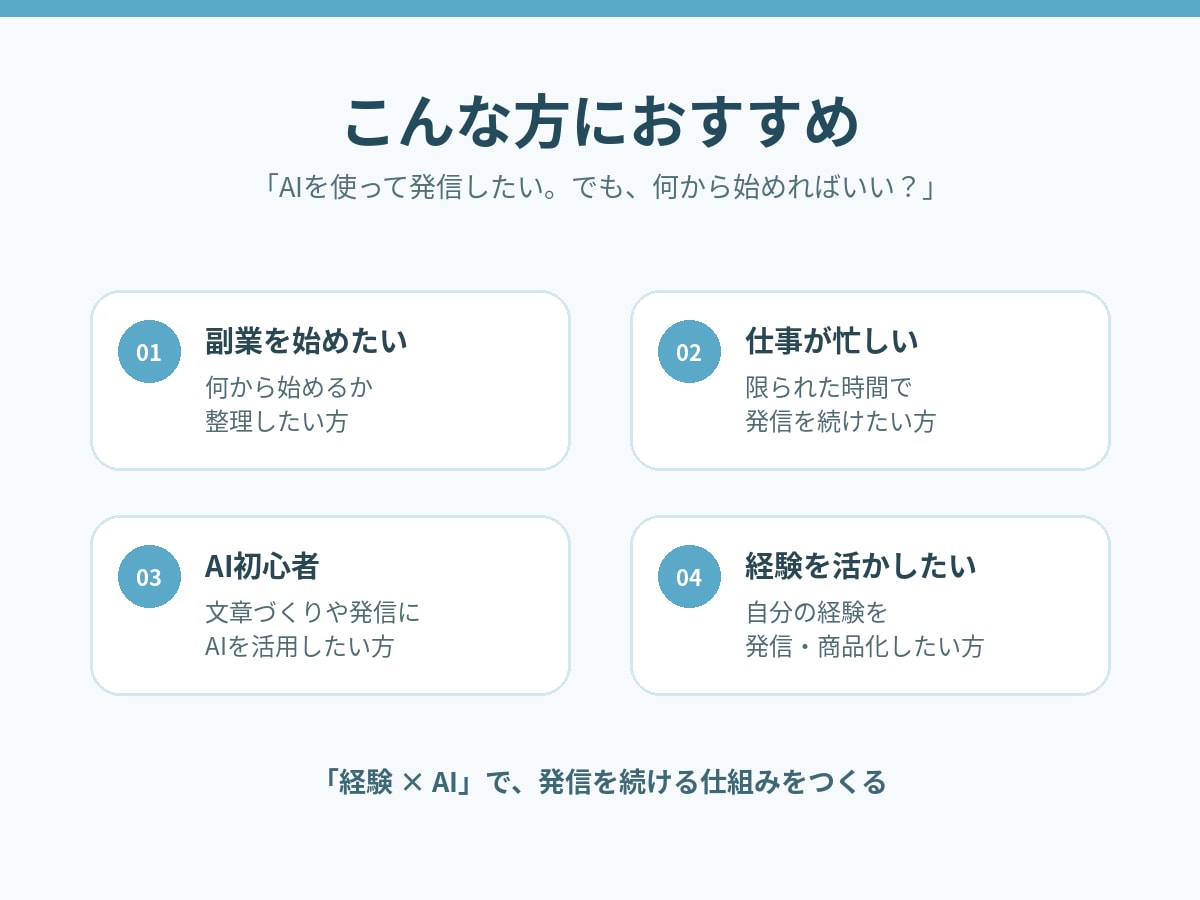 忙しい人向けAI副業の実践教材を授けます 忙しくても続けられるAI副業の仕組みを12ステップで解説 イメージ2