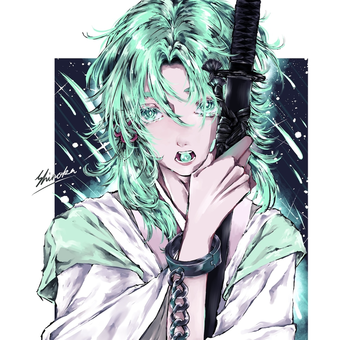 厚塗り風で格好良いイラストお描きします ❁アイコン❁TRPG❁歌ってみたなどに❁最短翌日お届け❁ イメージ1