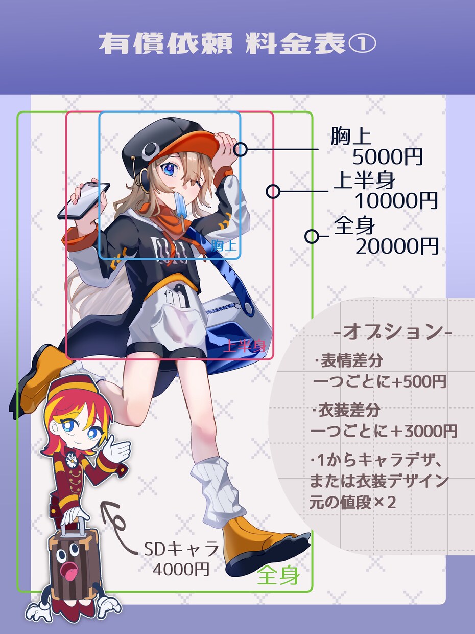 キャラクターデザインや一枚絵を描きます 印象に残るあなただけのキャラクター、イラスト イメージ2