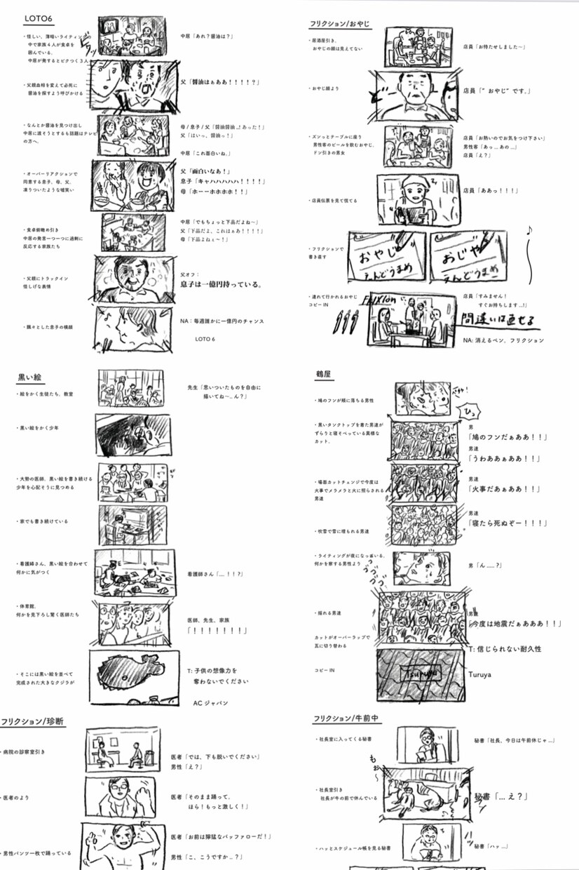 CMやプロットのラフコンテ割承ります 美大卒の現役広告マンが10年のスキルでサポートします。 イメージ3