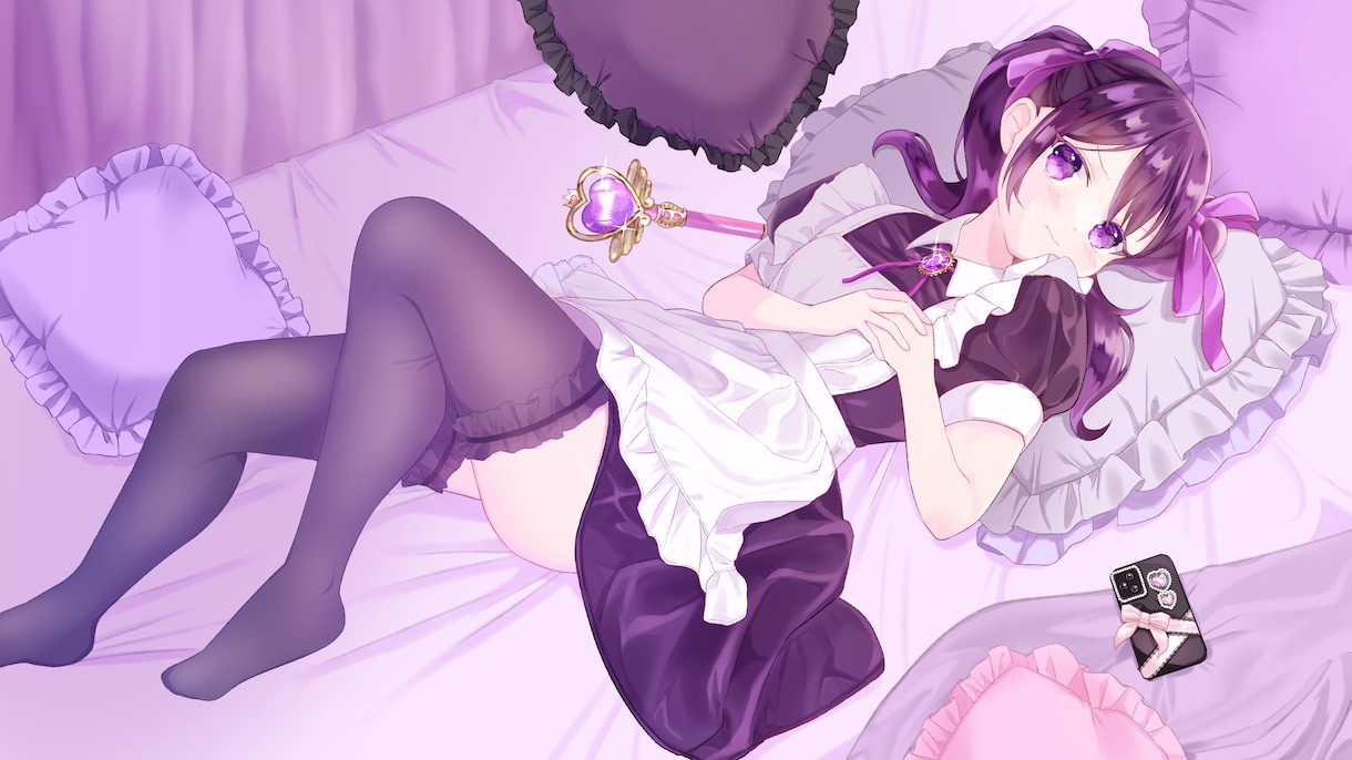 全身イラスト追加料金0で描きます パステルカラーやフリルが得意！可愛いイラストをお届けします！ イメージ6