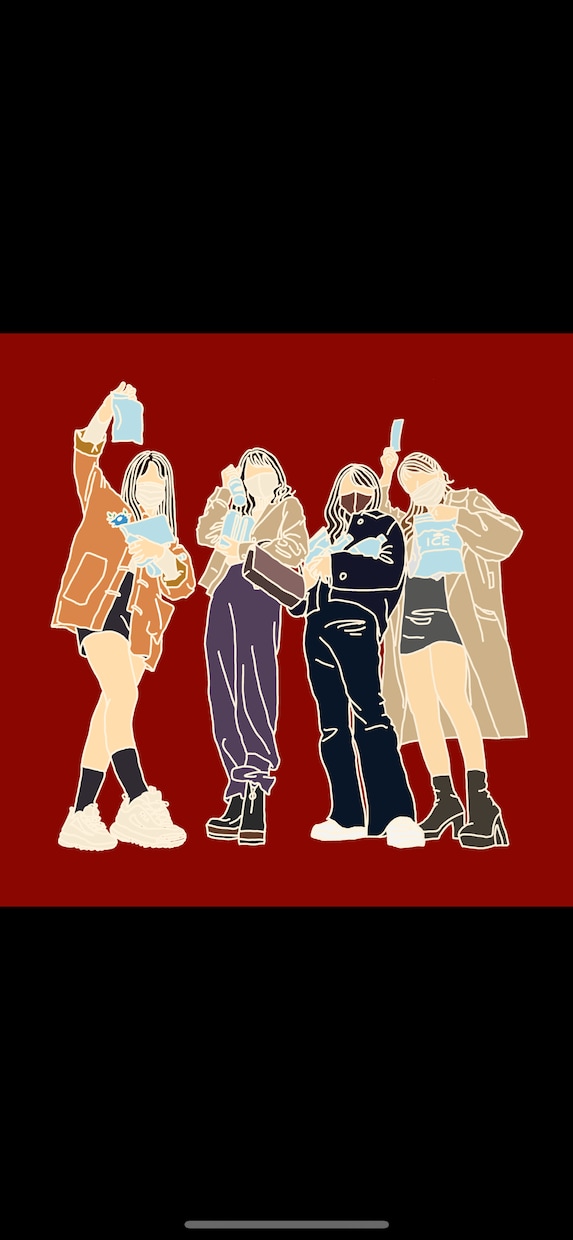 修正無制限！写真からイラスト(線画)を描きます SNSのアイコンやTシャツ製作にご活用ください！ イメージ3