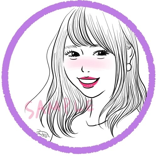 おしゃれさんにオススメします シンプルで目を惹く似顔絵アイコンです(❁´ω`❁) イメージ7