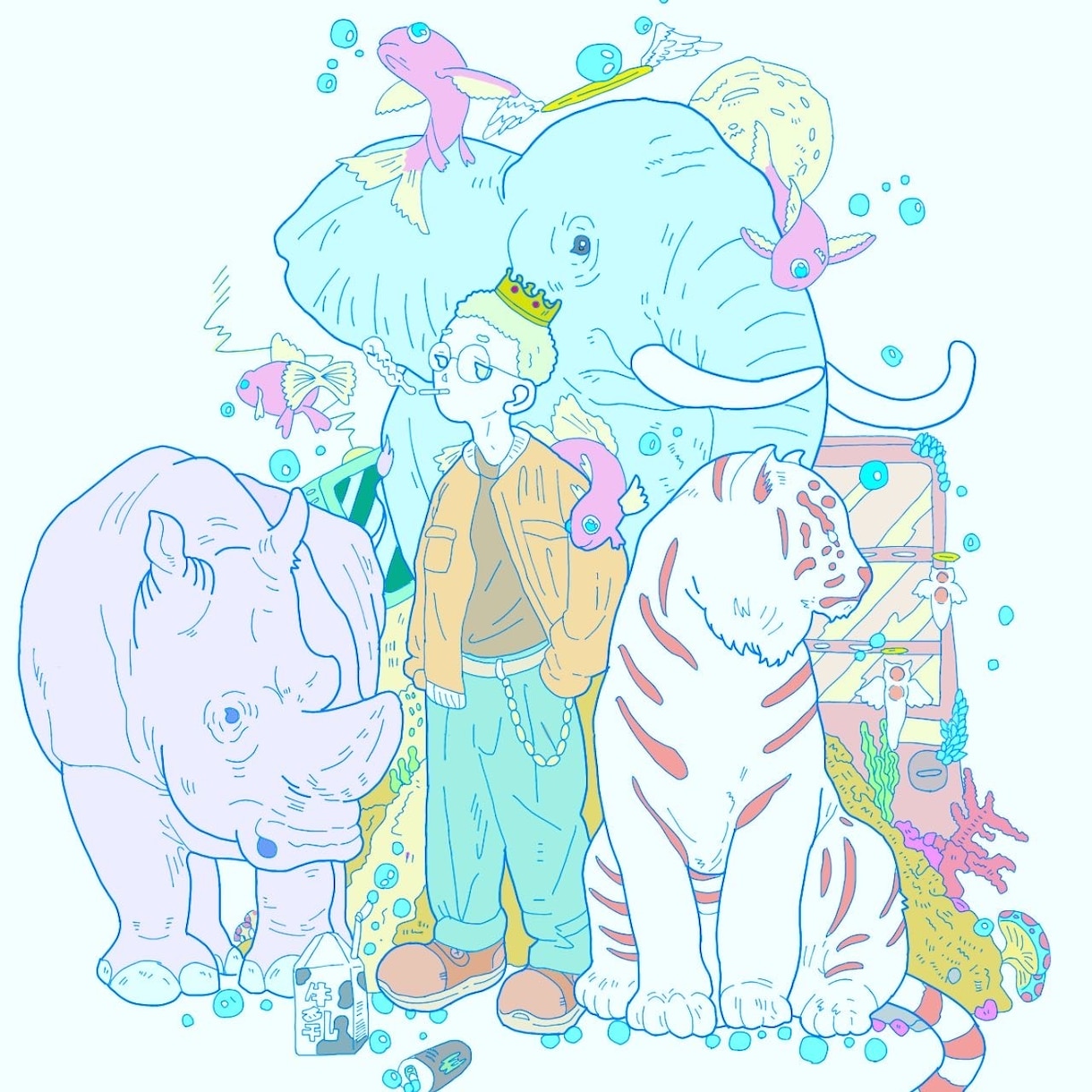 シンプルで爽やかなイラスト描きます 現役公立美大生がイラストを制作しています！ イメージ2