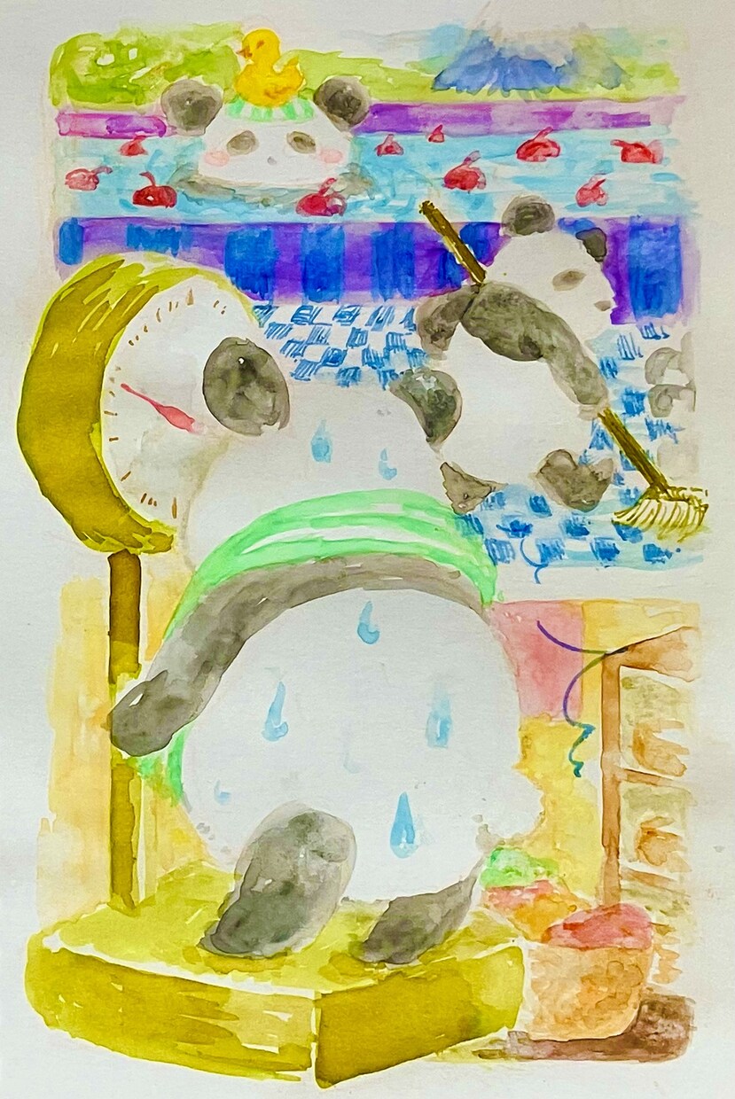あたたかい水彩タッチのアナログイラストを描きます 手描きのぬくもりを大切に、ほっこりとした動物モチーフ描きます イメージ3