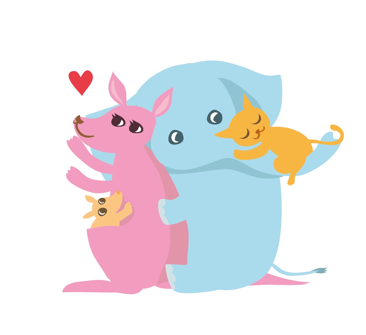 かわいいオリジナル動物イラスト描きます お好みの動物で、アイコン的イラストを描きます。 イメージ7