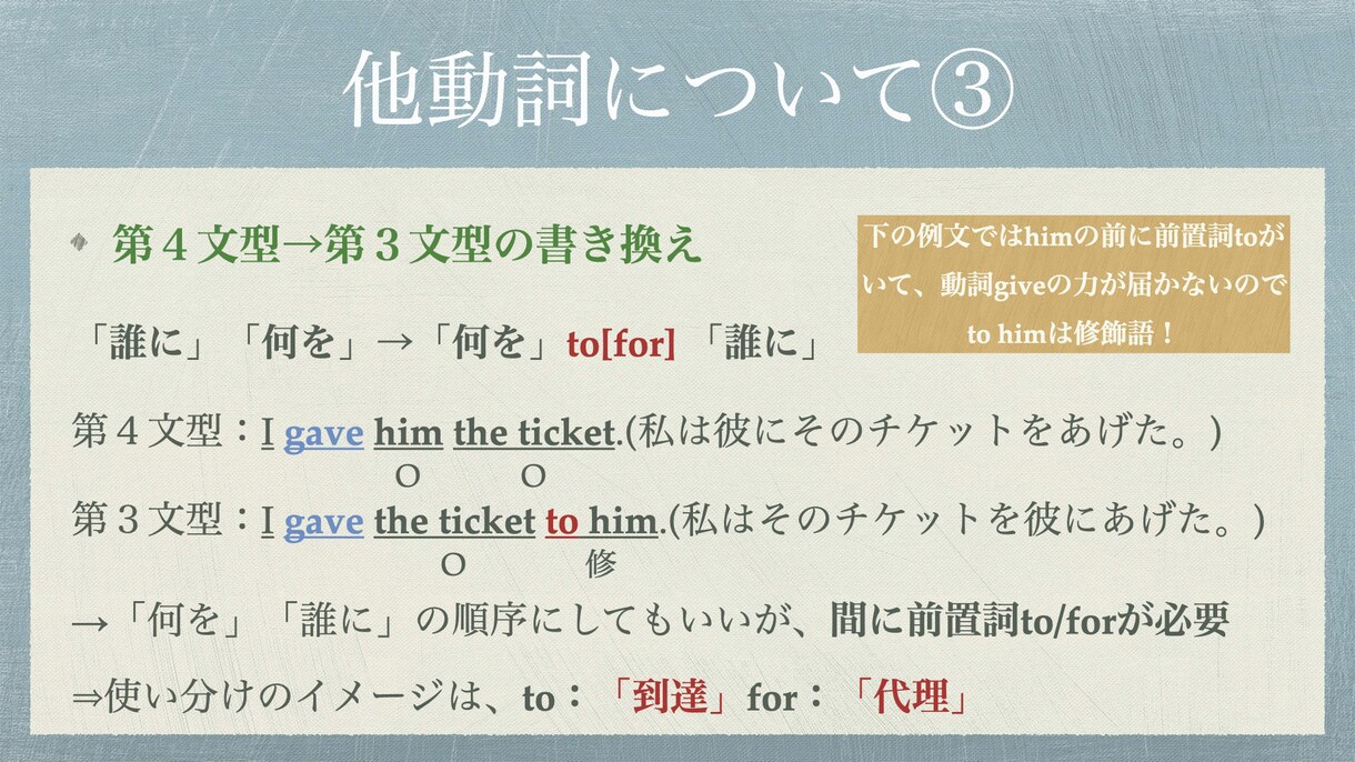 結局「自動詞・他動詞」とは何なのか徹底解説します 模試で英語満点を取った生徒をもつ現役塾講師がスライドで解説！ イメージ4